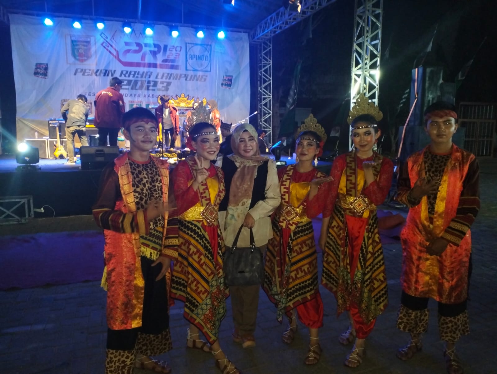 Pelajar SMAN 1 Kota Agung Tampilkan Seni Tari di Pekan Raya Lampung 2023