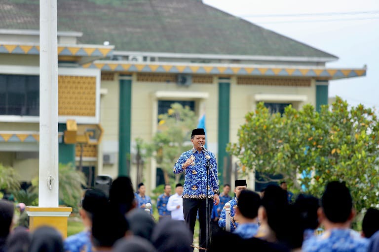 Bupati Pringsewu Riyanto Pamungkas Pimpin Upacara Hari Sumpah Pemuda Ke 97 Tahun 2025