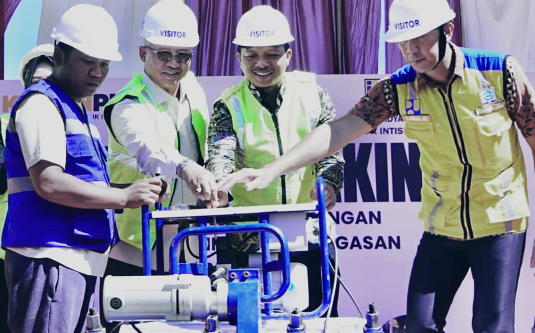 Bupati Pringsewu Groundbreaking SPAM IKK Way Sepagasan, Target Layani 4.800 Sambungan Rumah