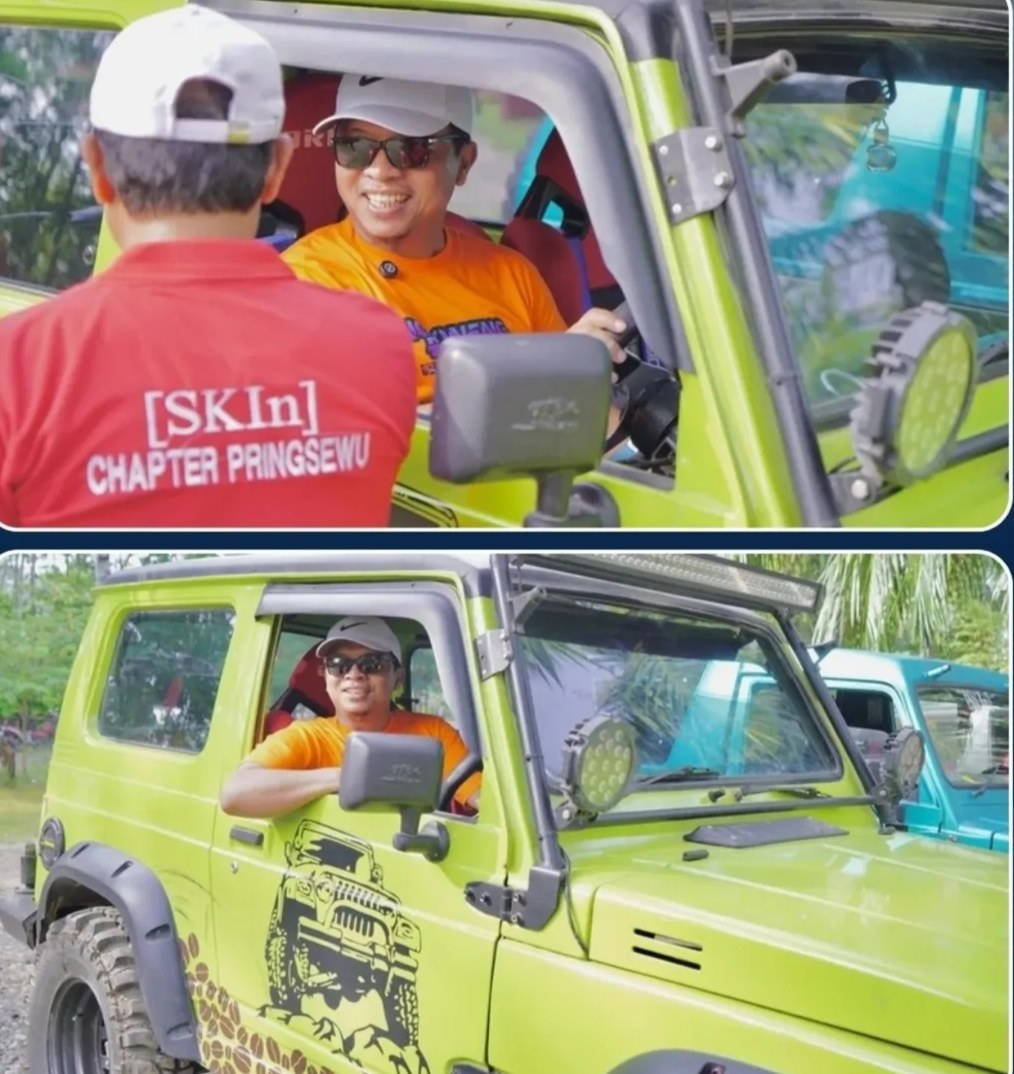 Bupati Pringsewu Offroad Bareng Pengda SKIn Lampung