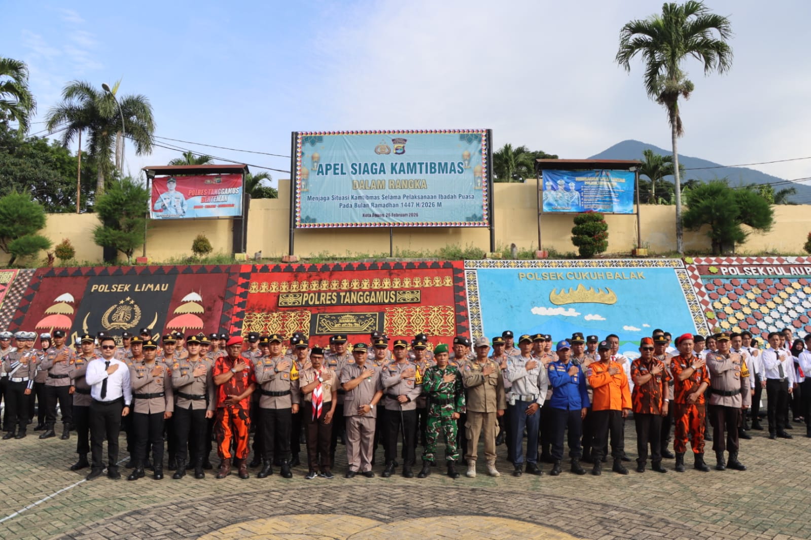 Ini Arahan Kapolres Tanggamus di Apel Siaga Kamtibmas 