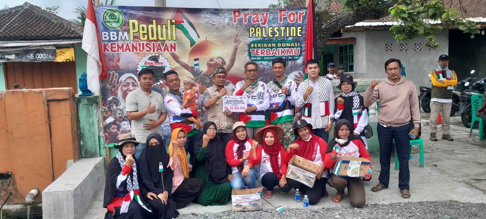 Relawan Kagungan Peduli Palestina, Donasikan Rp23 Lebih Untuk Bantu Warga Palestina