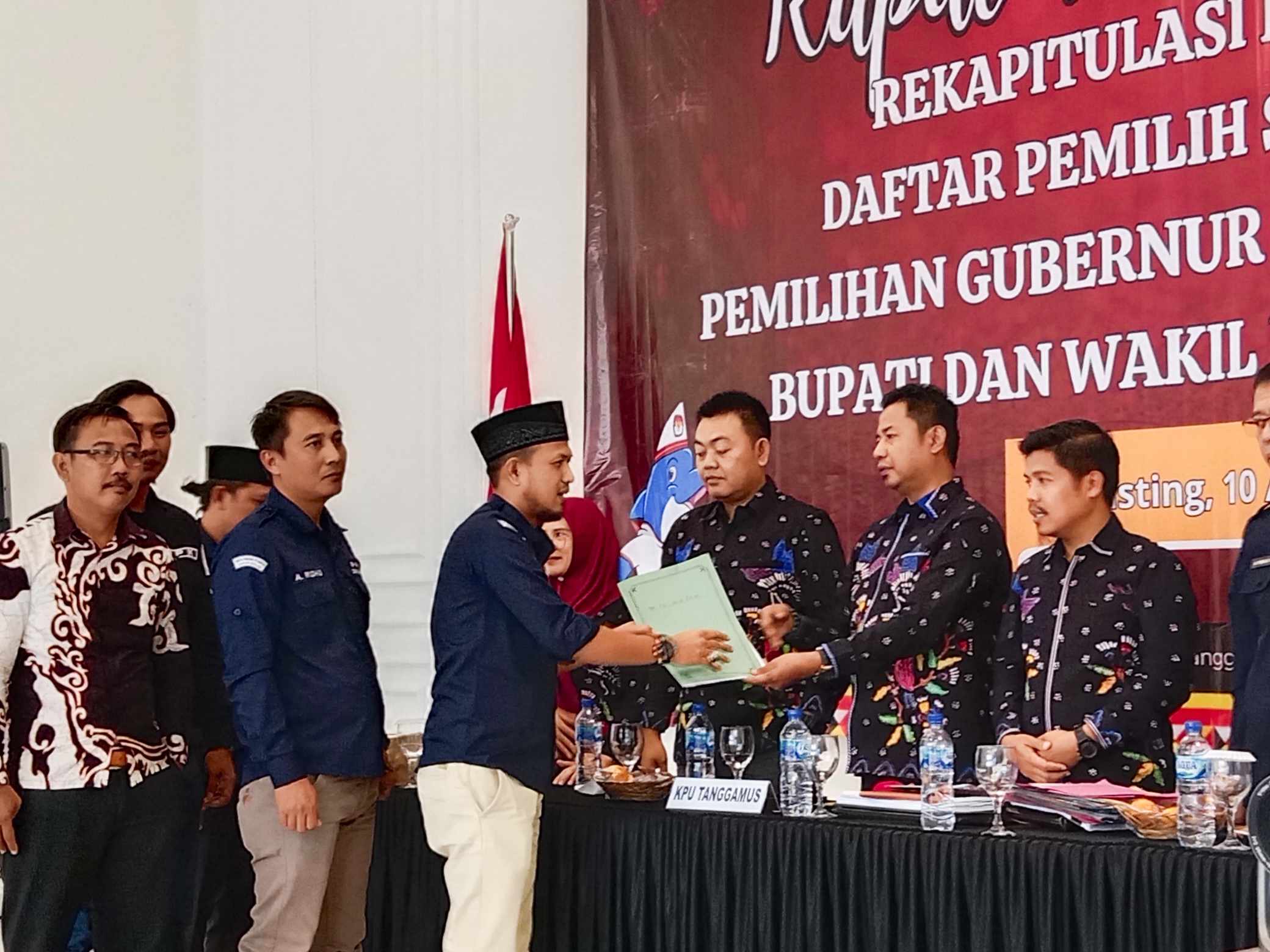 KPU Tanggamus Tetapkan DPS Pilkada 2024 sebanyak 453.950 Pemilih 