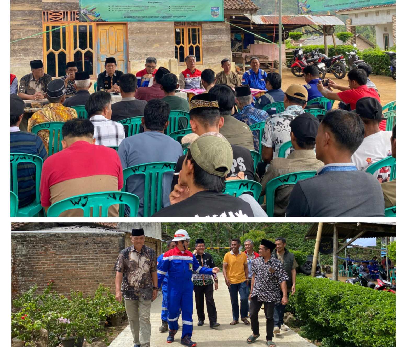 Rampungkan Pembangunan Jalan Kali Kemis, PT.PGE Ulubelu Gelar Syukuran Bersama Warga