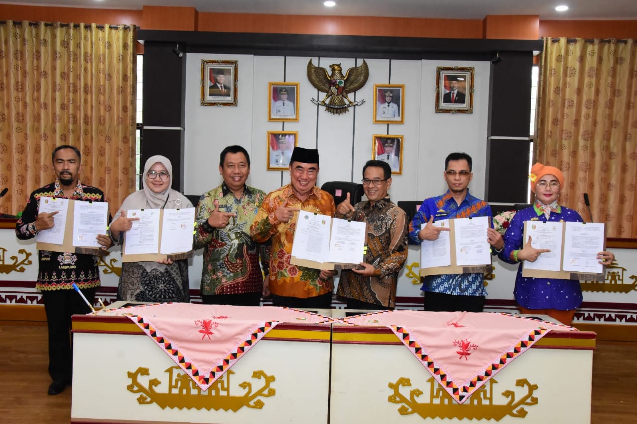 Sat Set, Seluruh Pekon dan Kelurahan di Tanggamus Kantongi Akta Notaris