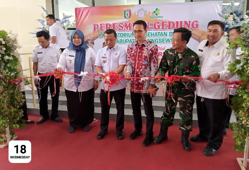 Bupati Pringsewu Resmikan Gedung Labkesda
