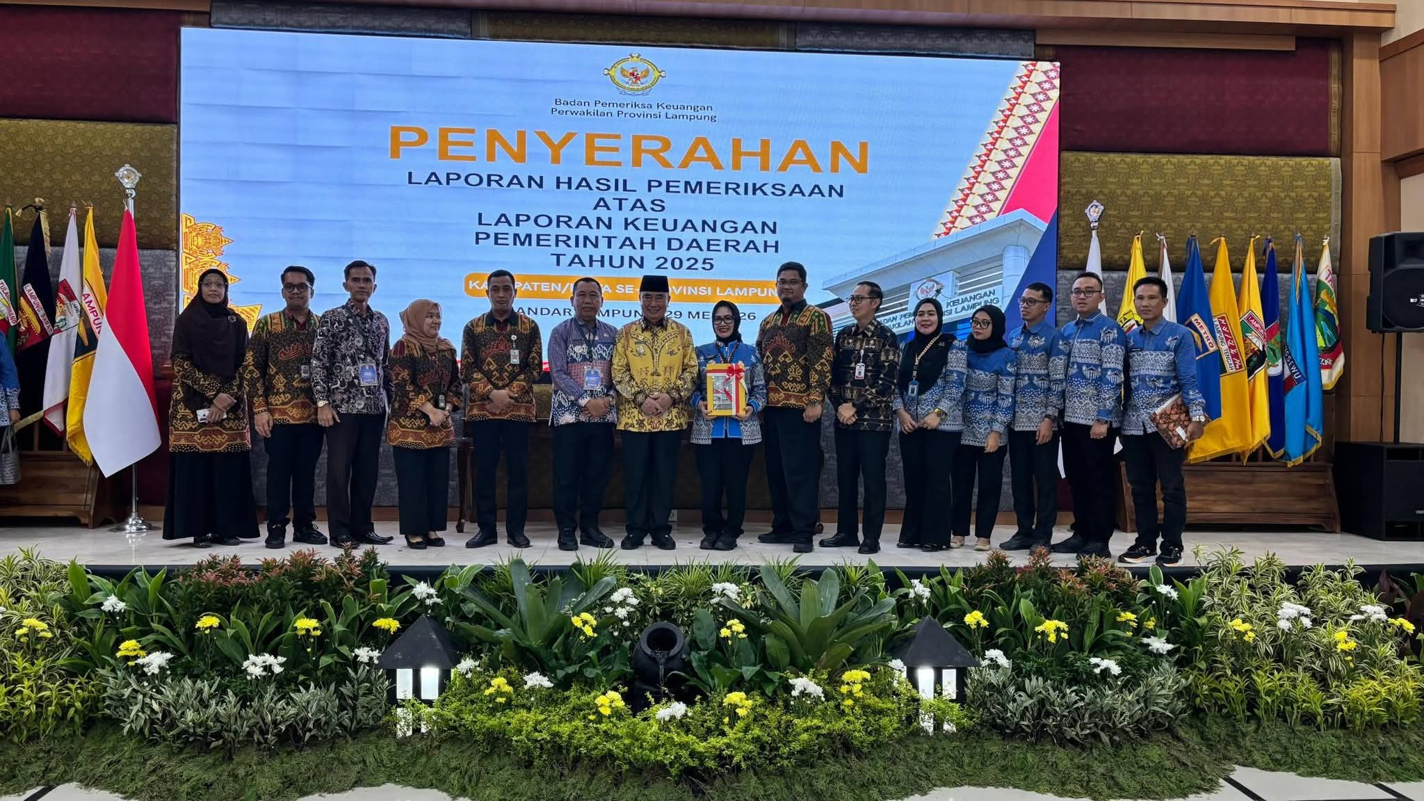 Dua Tahun Berturut-turut, Pemkab Tanggamus Raih Opini WTP dari BPK RI