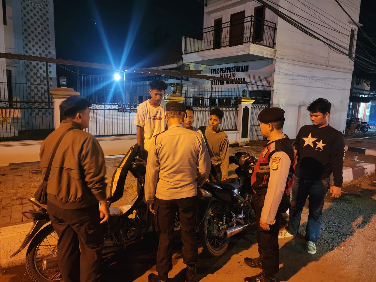 Patroli Akhir Pekan di Pringsewu, Polisi Amankan Dua Motor Tanpa Dokumen