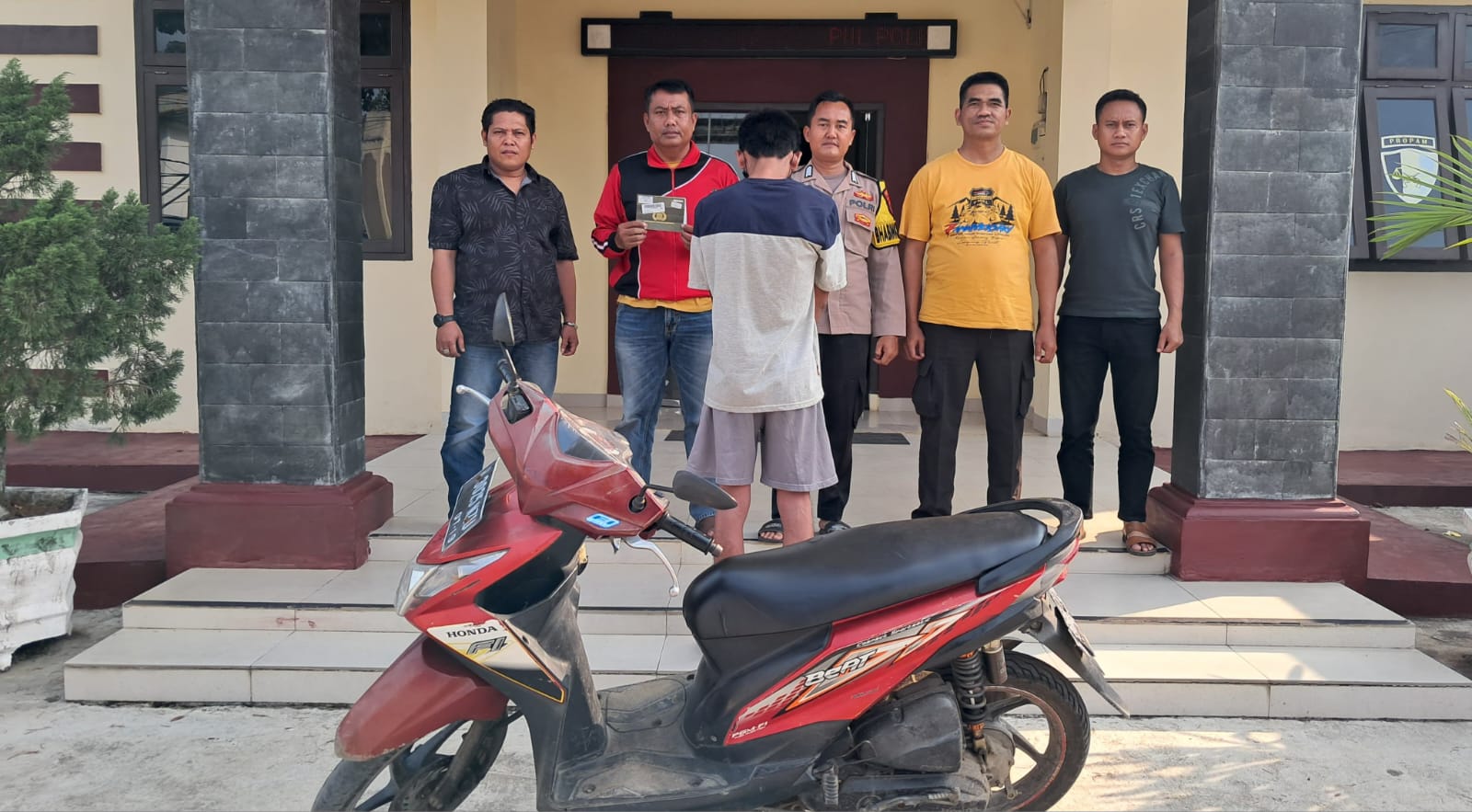 Gasak Motor Honda Beat, Residivis Jambret Ditangkap Polsek Talangpadang