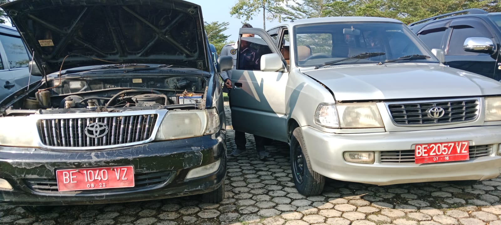 Sejumlah Randis Roda 4 Pemkab Tanggamus Mati Pajak