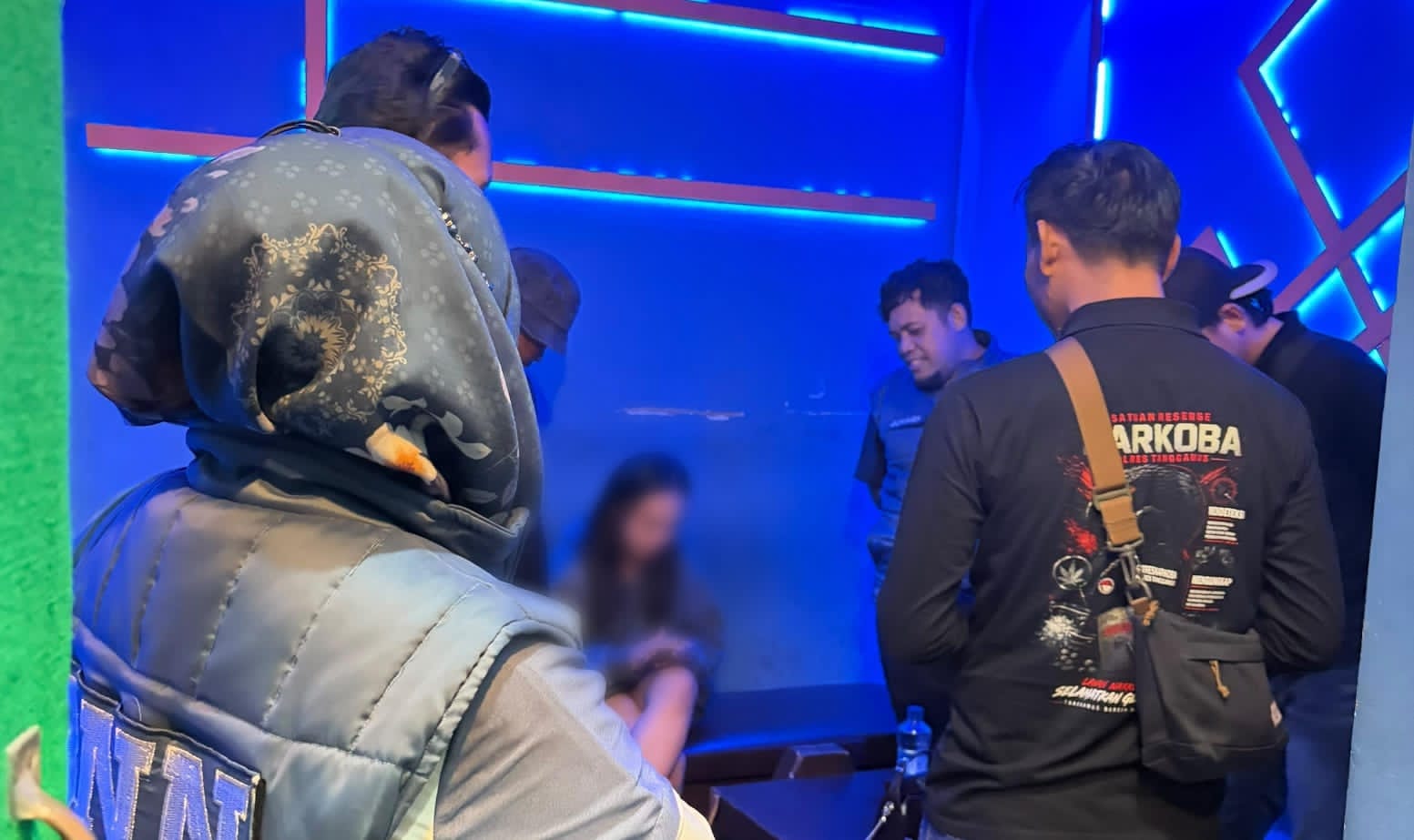 Razia Gabungan Tempat Hiburan Malam di Kotaagung, Tiga Orang Positif Narkoba