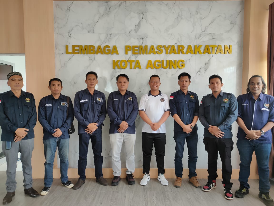 Pengurus PWI Tanggamus Audensi Dengan Kalapas IIb Kotaagung