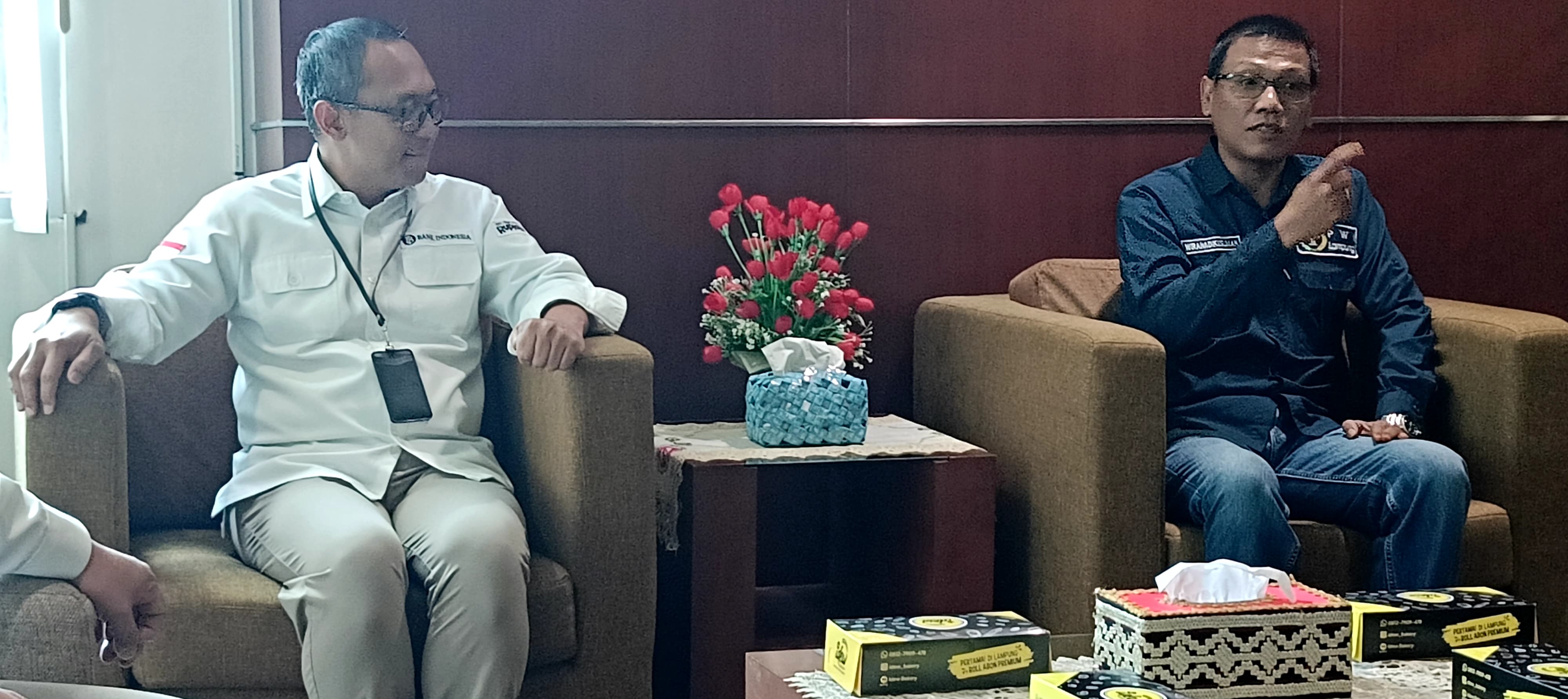 Sinergi PWI Lampung dan BI Terus Terjalin, Dukung Peningkatan UMKM Digitalisasi 