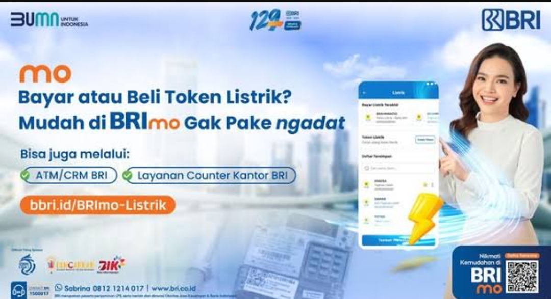 Lebih Tenang Karena Ada BRImo, Beli Token Listrik Bisa Dimana Saja