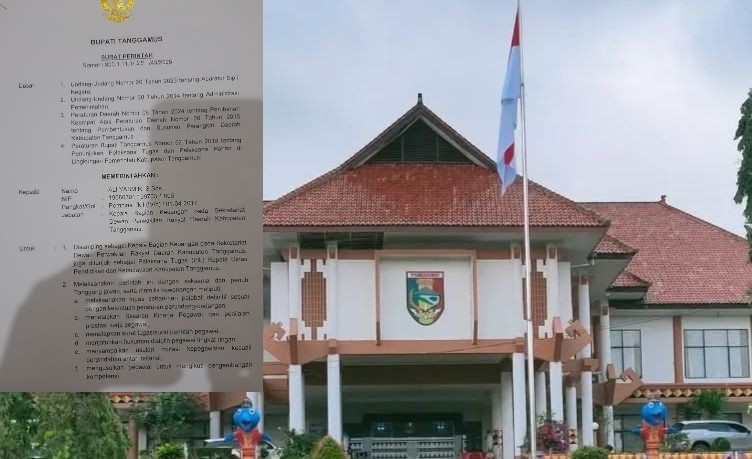 Pj Bupati Tanggamus Tunjuk 29 Plt, Tiga Pejabat Eselon II Nonjob