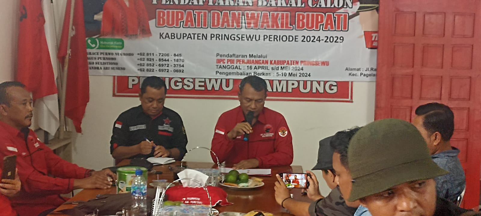 Pilkada Pringsewu,14 Bacalonkada Rebutan Rekomendasi PDI-P 