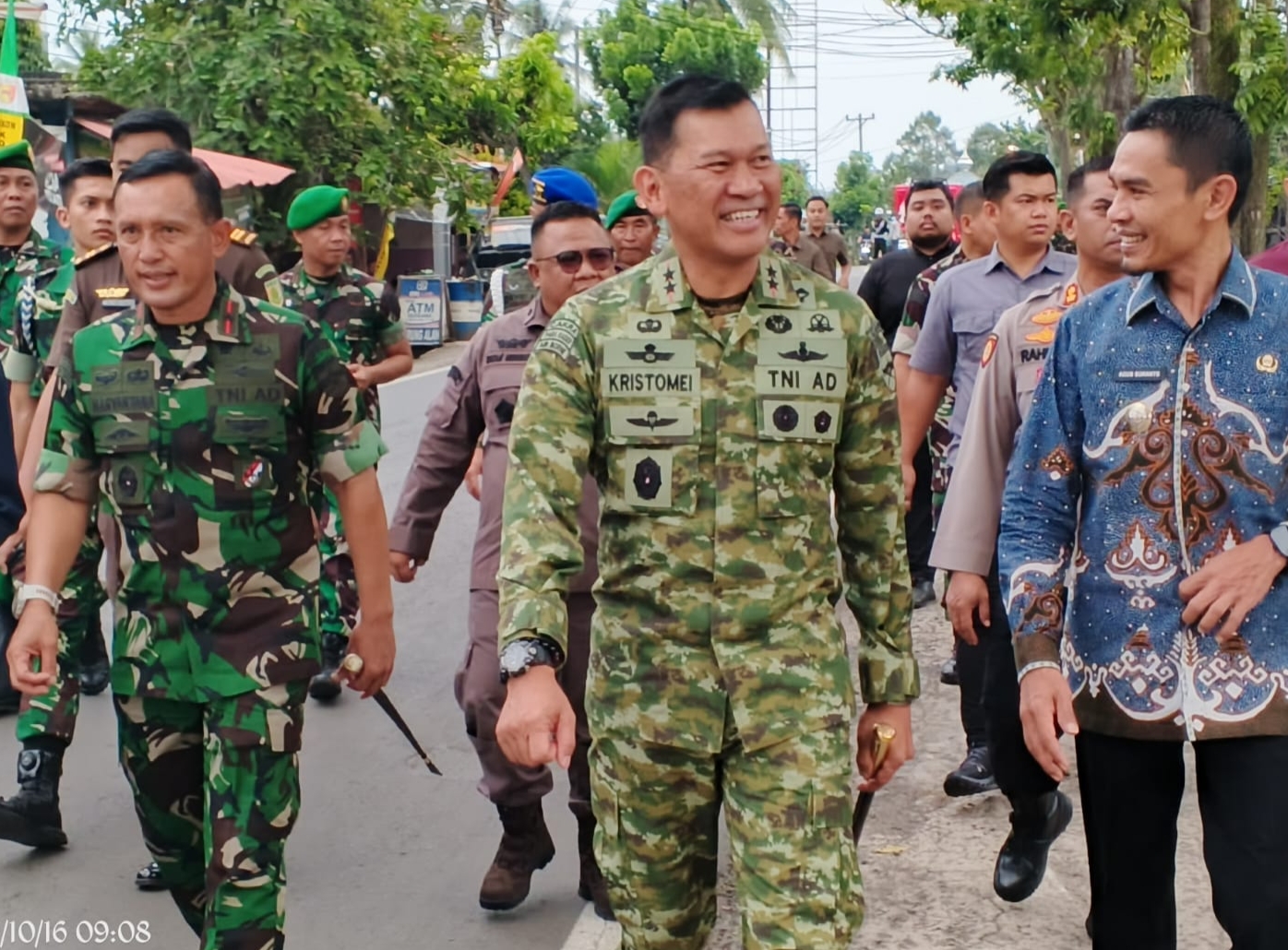 Kunker ke Kodim 0424, Pangdam XXI/Radin Inten: Napak Tilas Sekaligus Pulang Kampung