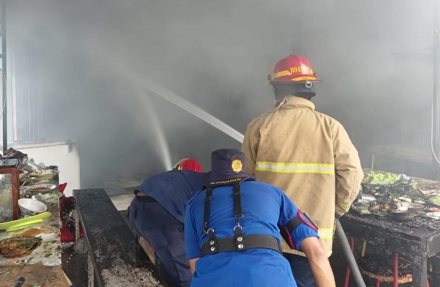 Warung Pindang di Kedaton Terbakar, Kerugian Ditaksir Rp30 Juta