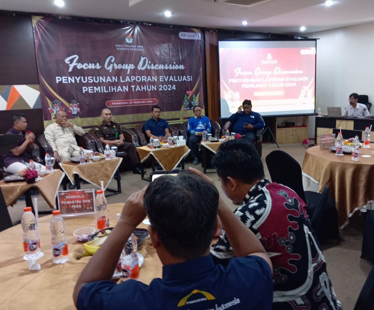 Pasca Pilkada, KPU Pringsewu Gelar FGD Evaluasi Pemilu 2024