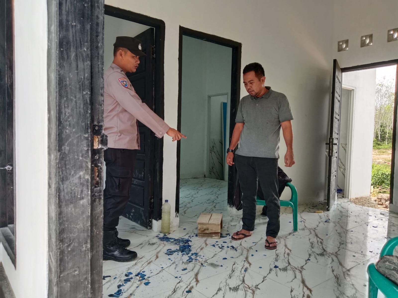 Rumah Diserang OTK, Ketua PWI Way Kanan Lapor Polisi