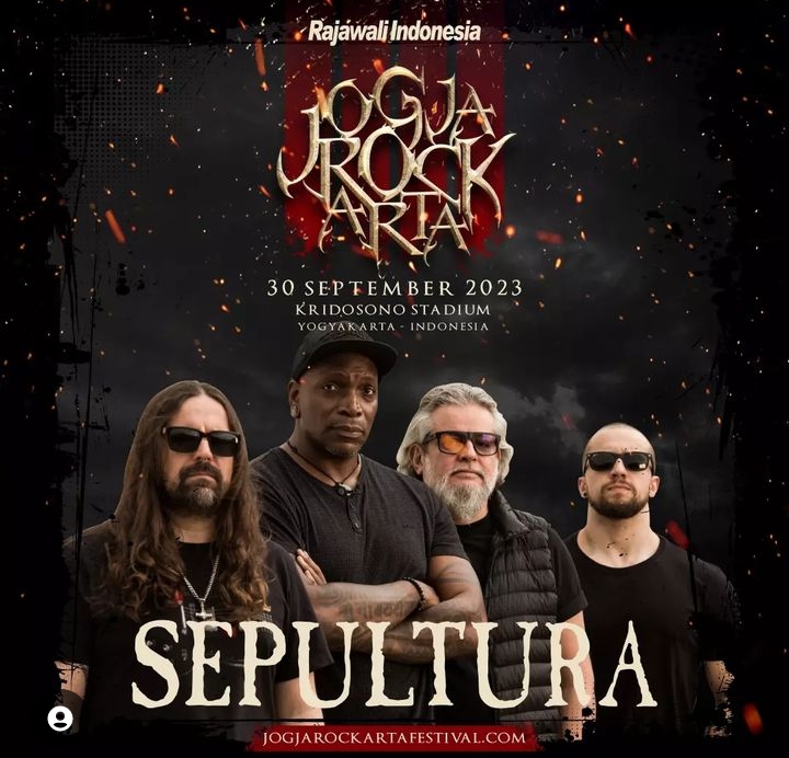 Sepultura, Overkill dan Slank akan Mengguncang Panggung Jogjarockarta Festival 2023