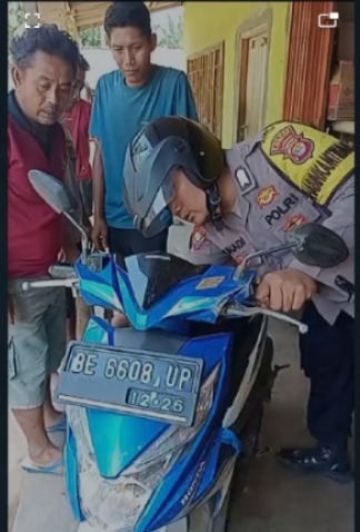 Gagal Curi Motor Guru SD, Pelaku Curanmor di Pringsewu Nyaris di Massa