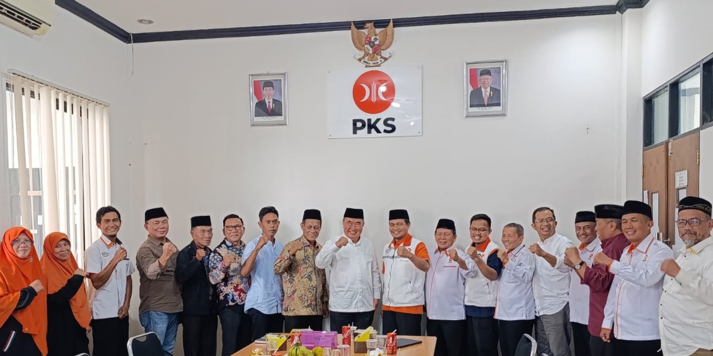Silahturahmi ke DPTW PKS Lampung,Moh.Saleh Asnawi Beberkan Alasan Maju Sebagai Cabup
