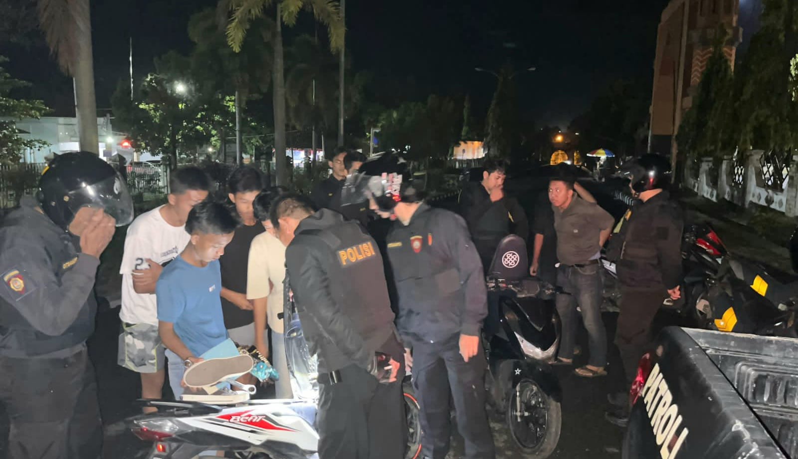 Cegah Balap Liar dan Gangguan Kamtibmas, Polres Tanggamus Intensifkan Patroli Presisi