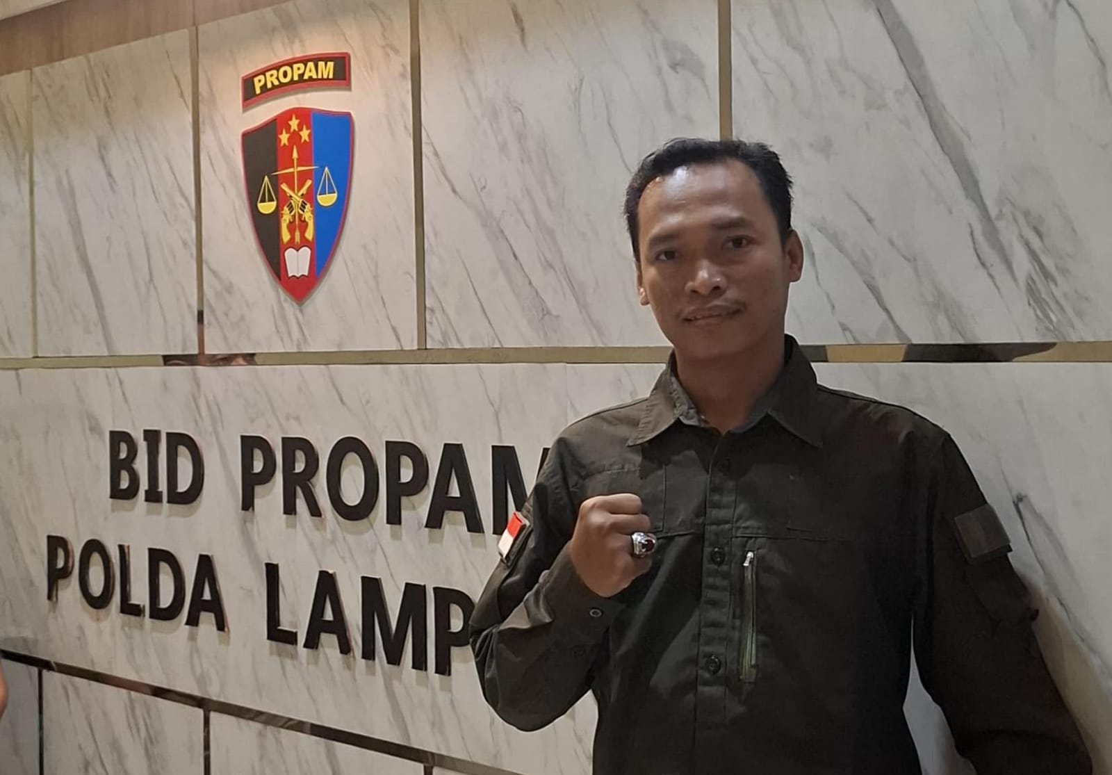 Laporannya Dihentikan Propam Polda Lampung, Aprohan Minta Penjelasan Terbuka 
