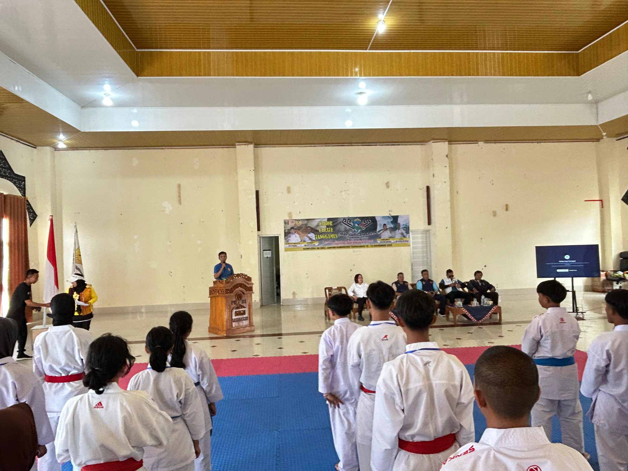 Hari  Ke 13 Porkab Tanggamus 2025, Cabor Karate Resmi Dibuka