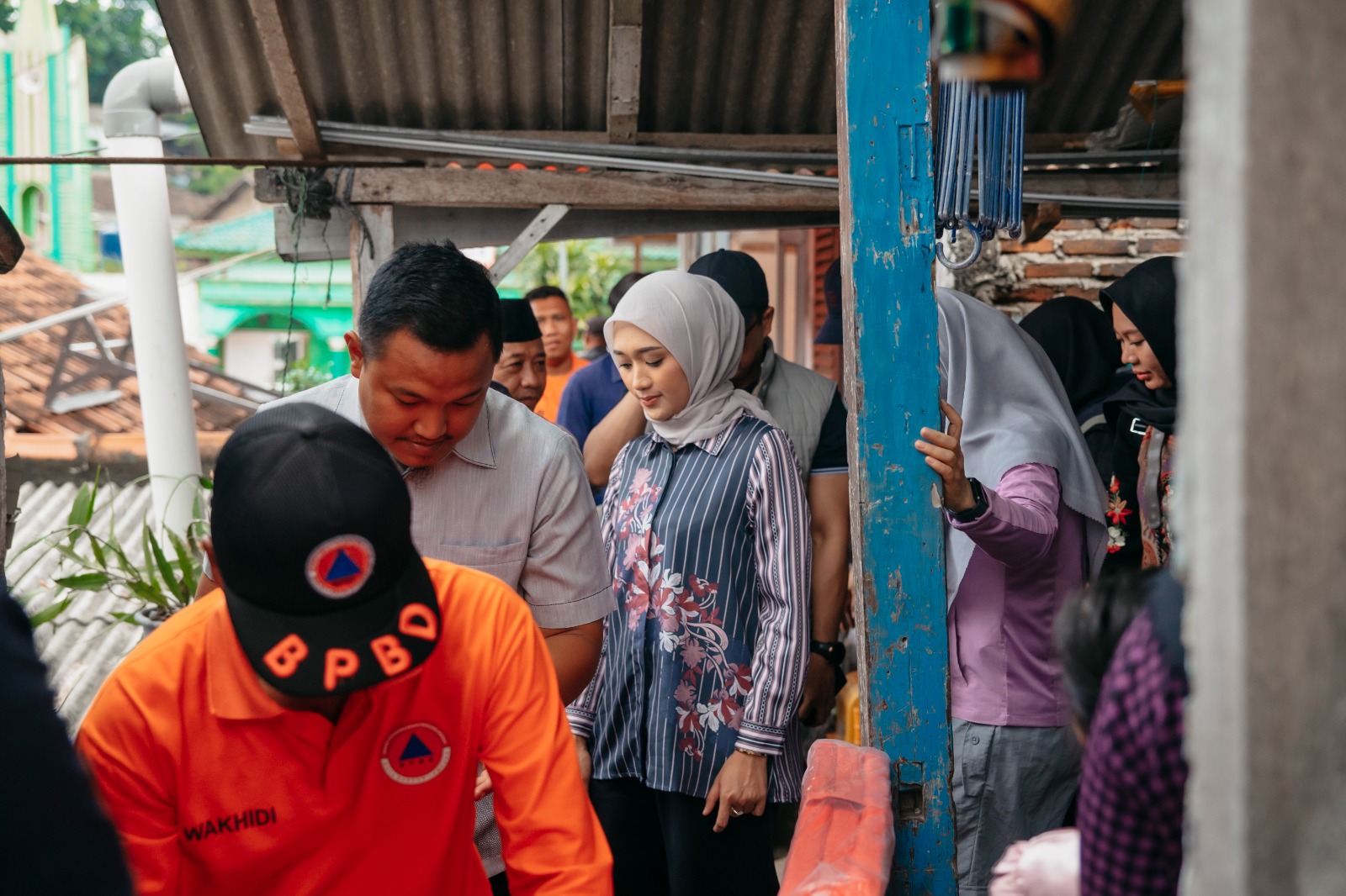 Jihan Nurlela Tinjau Banjir di Way Kandis dan Korban Longsor di Gedong Air