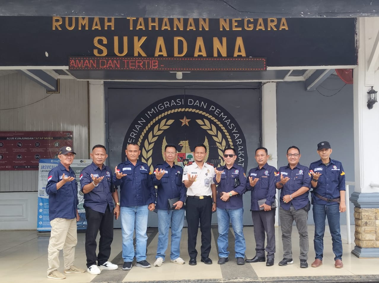 IWO Lamtim Audiensi dengan Karutan Sukadana, Dukung Program Pembinaan Wabin