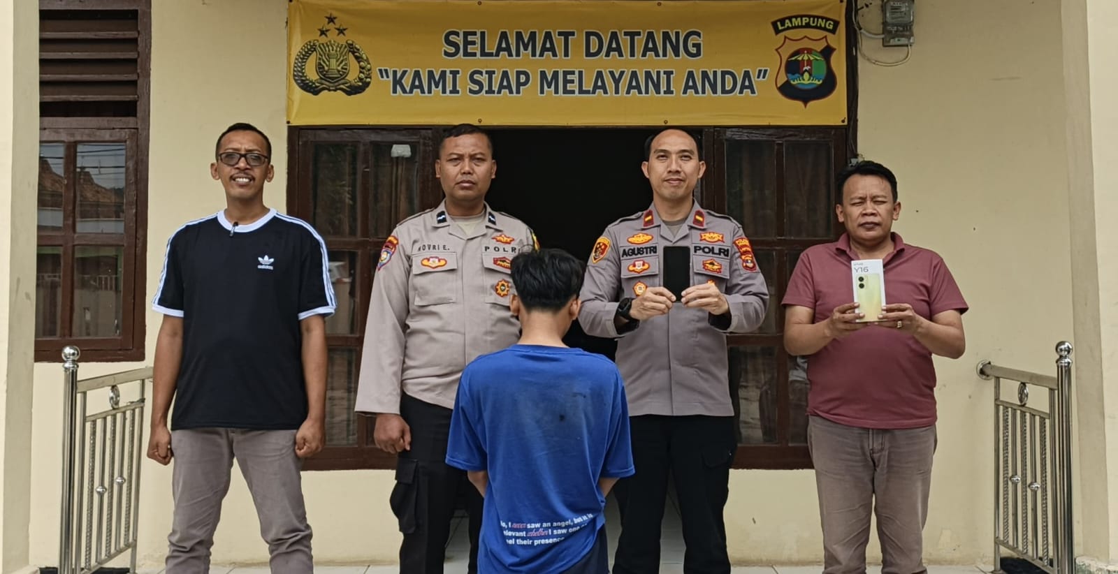 Polsek Pugung Ungkap Kasus Penadahan HP Curian, Seorang Pemuda Diamankan