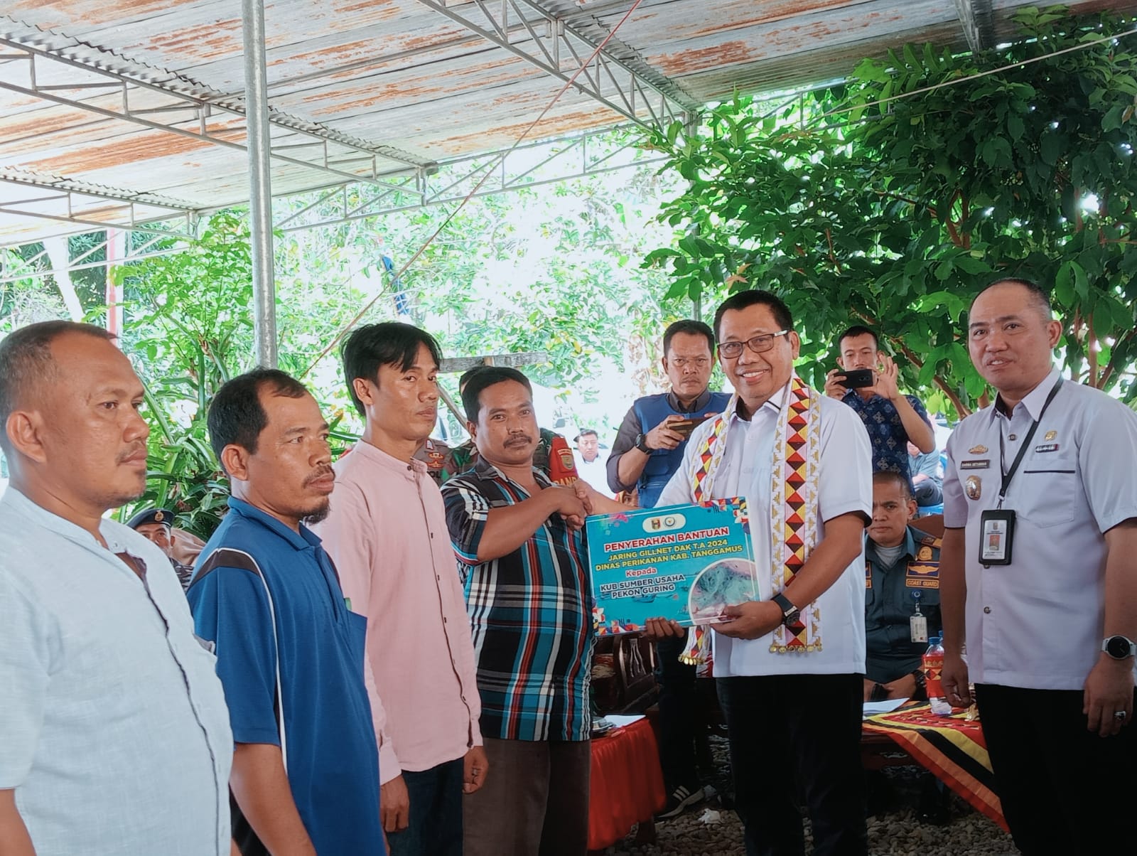 Sasar Masyarakat Nelayan Pesisir Pemkab Tanggamus Launching Program Gardu Kasir