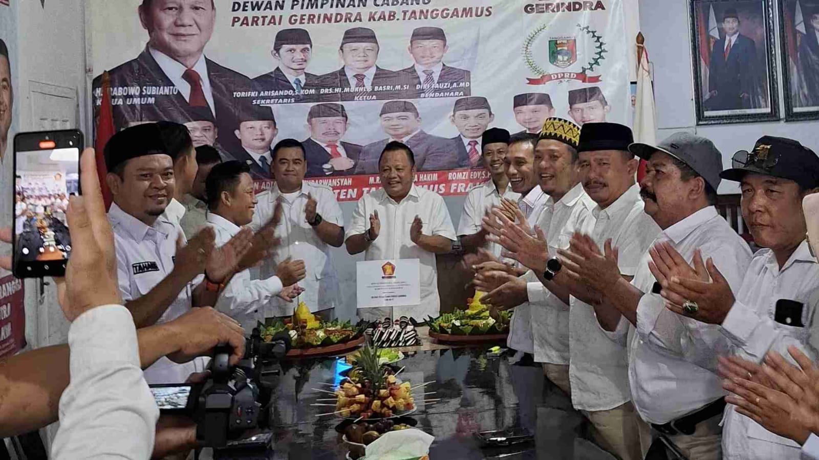 Gerindra Tanggamus Gelar Syukuran Peringati HUT Ke 17 Partai Gerindra