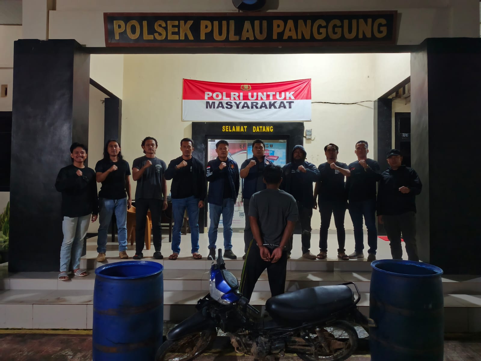 Polisi Ungkap Pencurian Drum Penyaring Sampah di Bendungan Batu Tegi