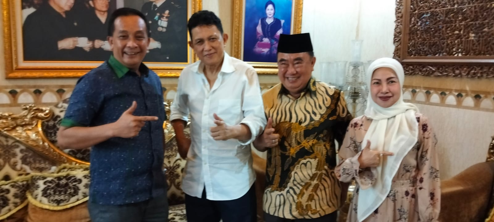 Bertemu dengan Sultan Sekala Brak, Moh.Saleh Asnawi Janji Prioritaskan Pelestarian Budaya