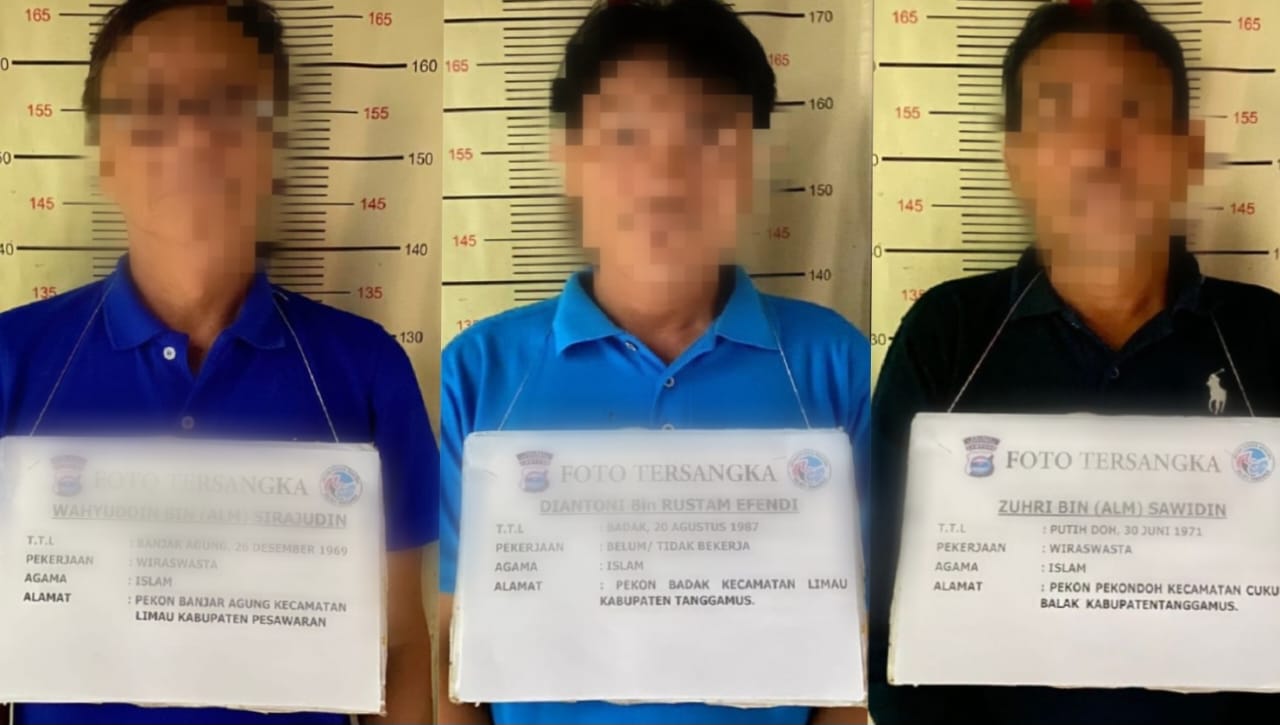 Polisi Tangkap 3 Pengedar Sabu di 2 Tempat Berbeda