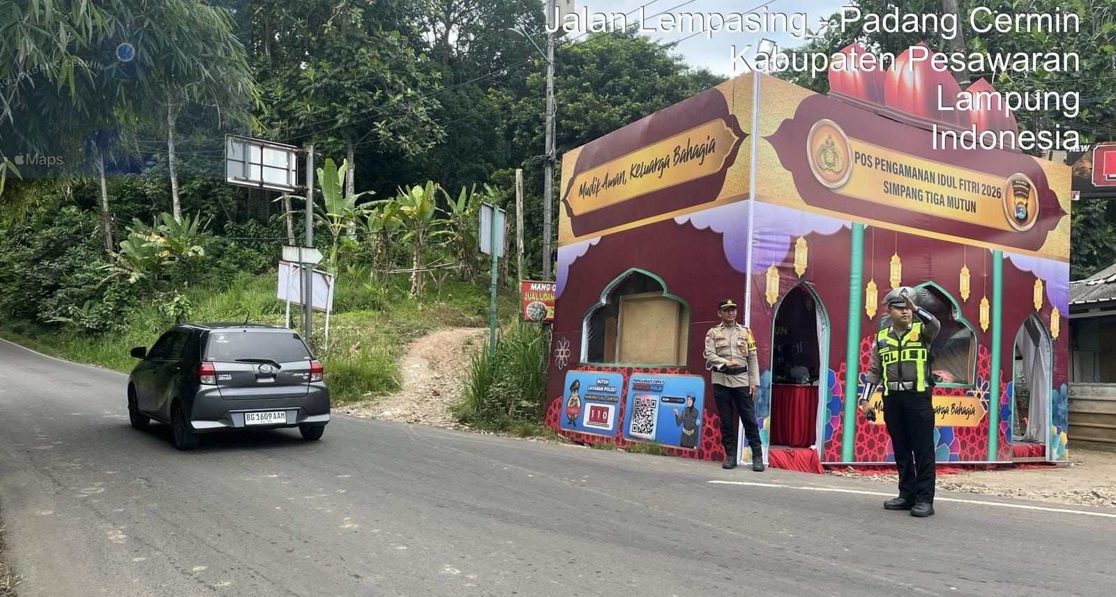 Arus Wisata Pesisir Pesawaran Terkendali, Pos Pam Mutun Siaga Penuh