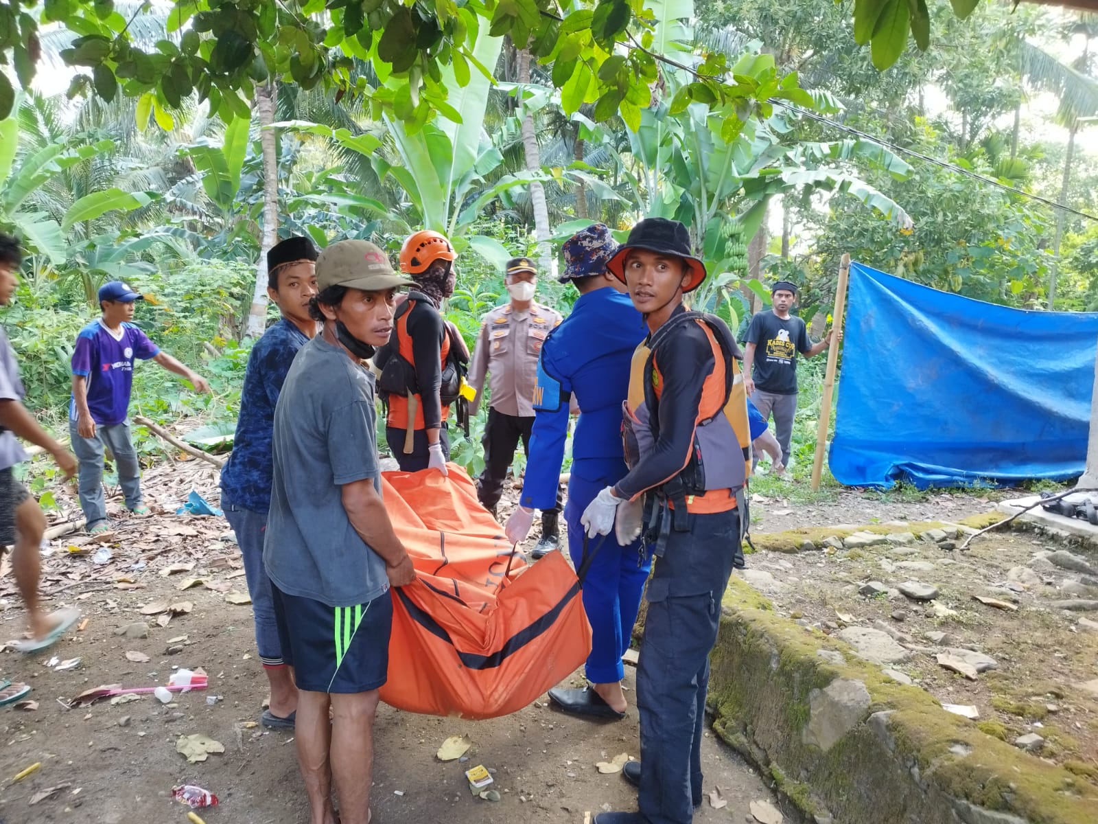 Abdul Kholid Pemancing Yang Tenggelam Ditemukan Dalam Kondisi Meninggal Dunia