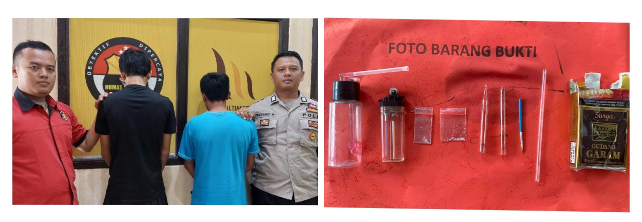 Gerebek Rumah di Baros Kota Agung, Polisi Amankan Dua Pria Sedang Pesta Narkoba 
