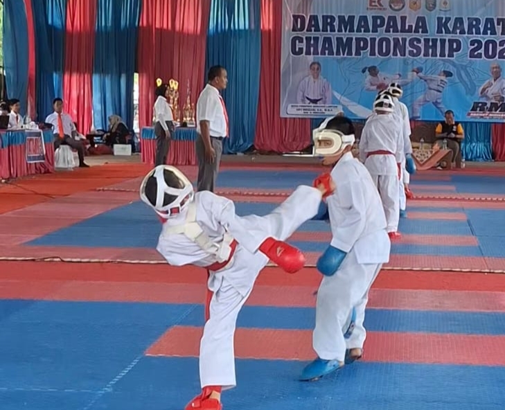 Darmapala Karate Championship 2024, Karateka Asal Tanggamus Boyong 5 Medali 