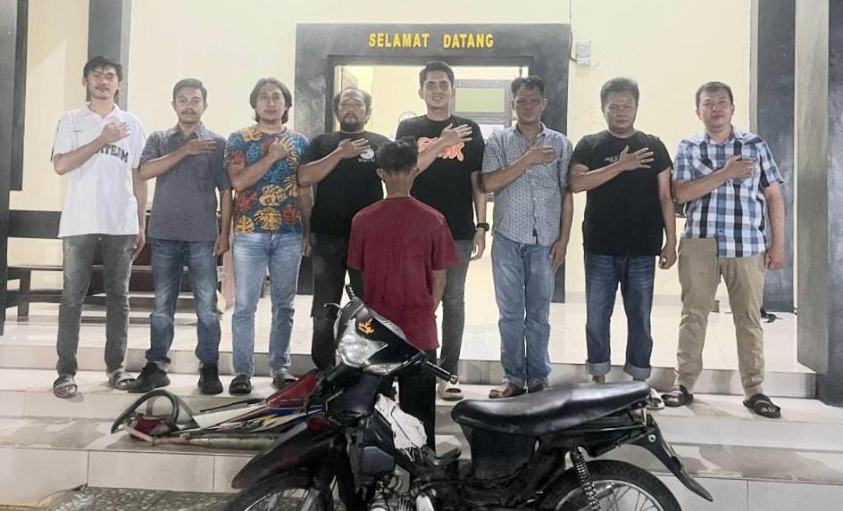 Curi Motor Honda Supra Fit X di parkiran Masjid, Anak di Bawah Umur Diamankan Polisi