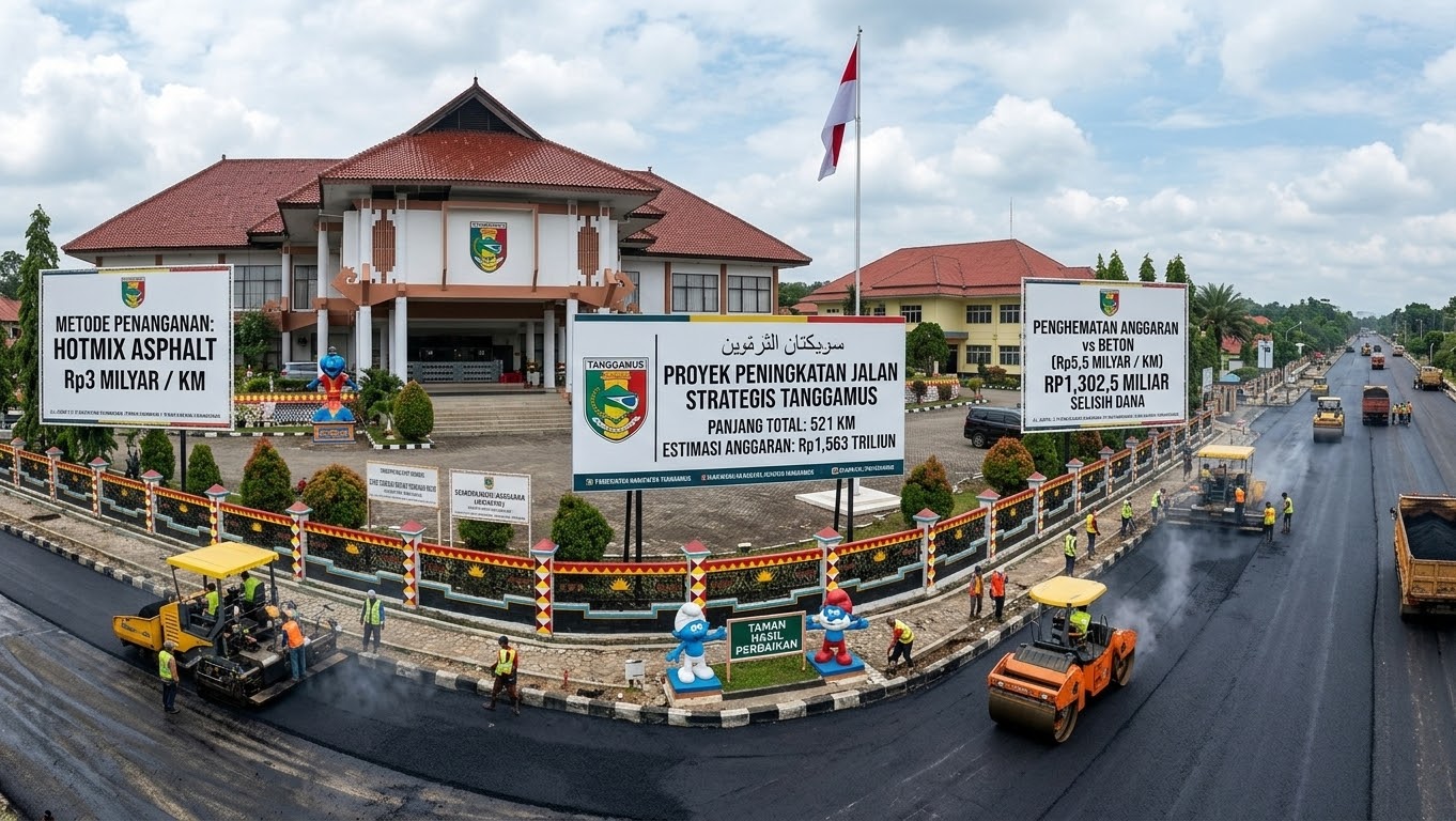 Anggaran Perbaikan Seluruh Jalan di Tanggamus Capai Rp 1,5 Triliun Lebih, Ini Rinciannya