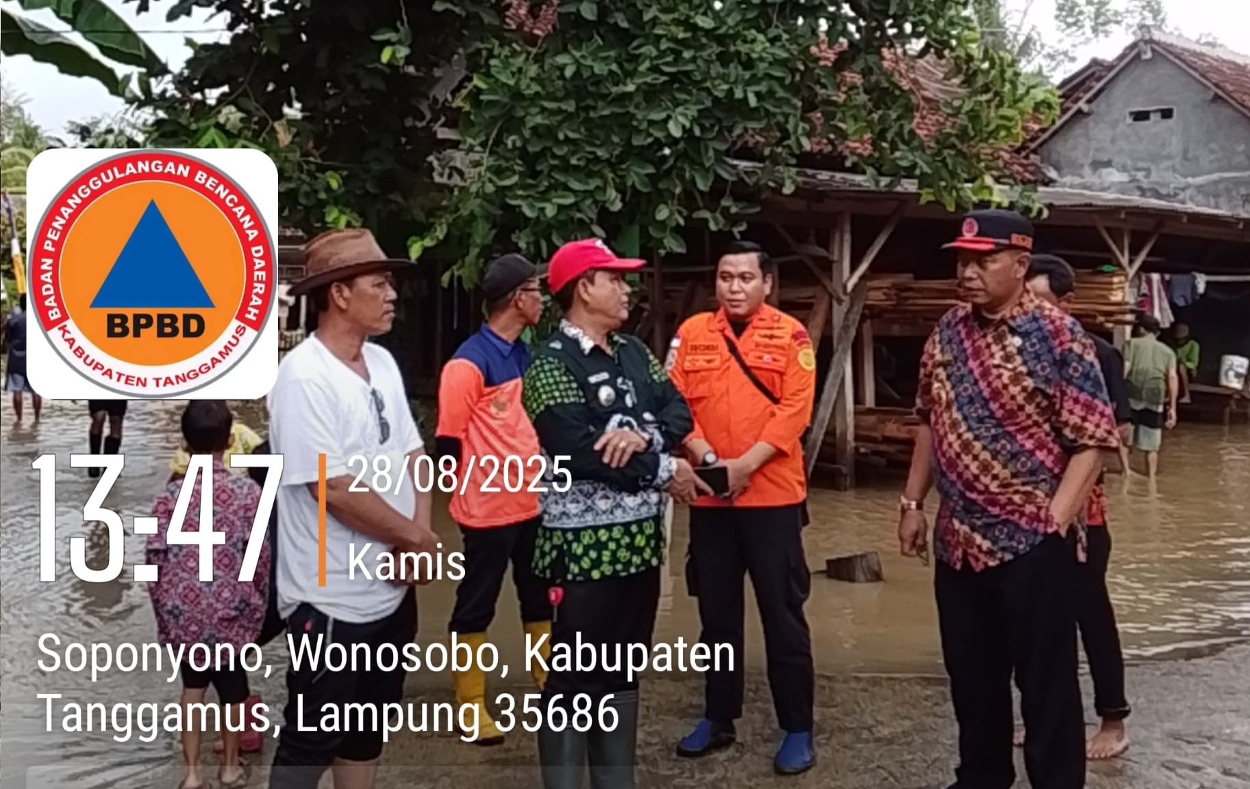 Tanggap Darurat BPBD Tanggamus Terjunkan Puluhan Personel