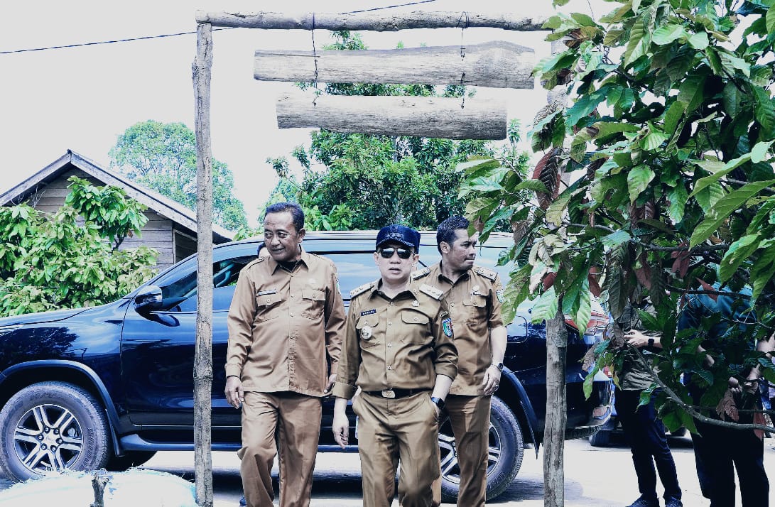 Pemkab Pringsewu Tinjau Wisata Calliandra Hills  di Pekon Selapan