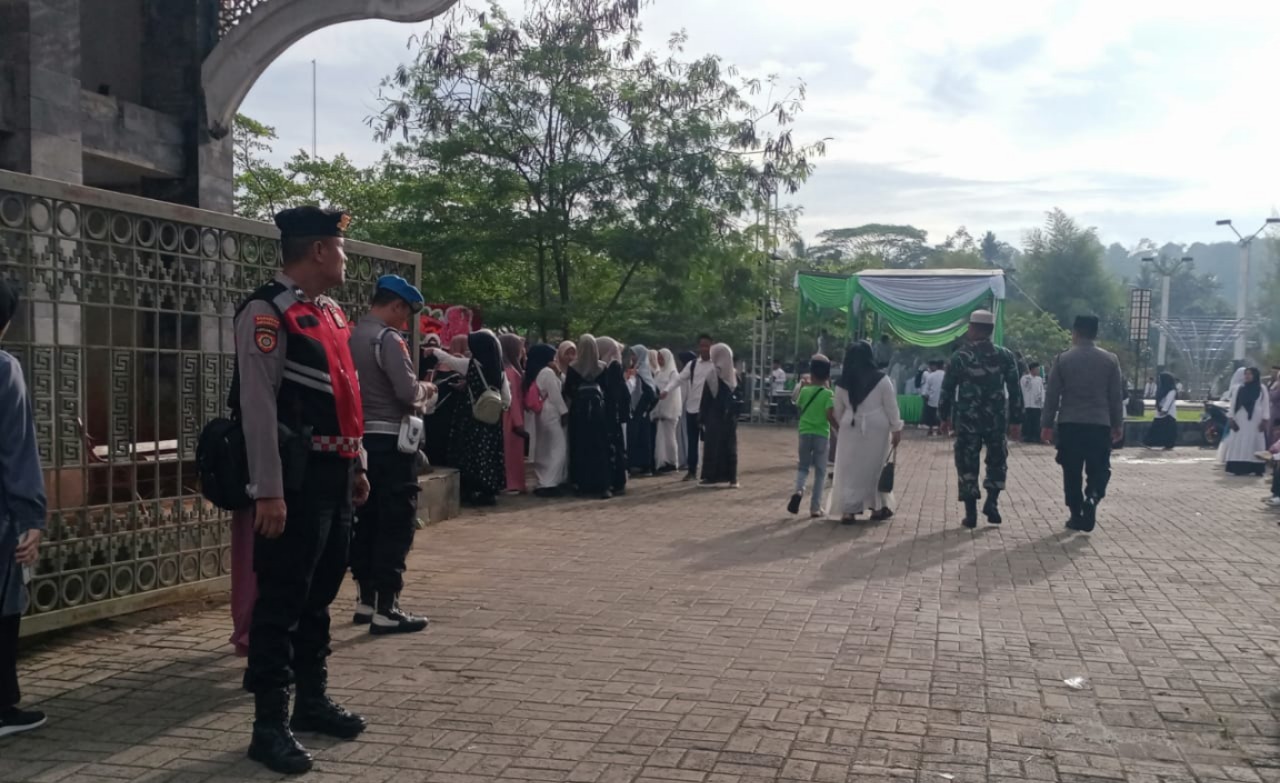 Aparat Gabungan Diterjunkan Untuk Amankan HSN 2025 di Pringsewu 