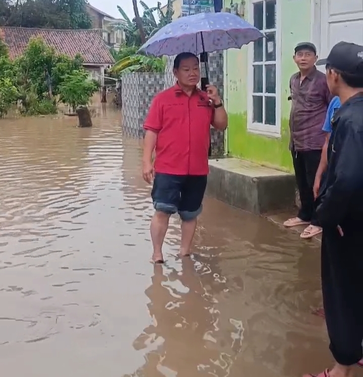 Sungai Meluap, Perum Gelora Rajabasa Kembali Terendam Banjir 