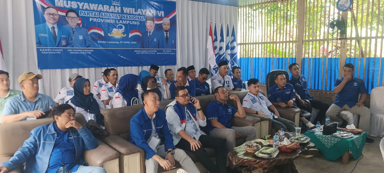 DPD PAN Tanggamus Dukung Penuh Kepemimpinan M.Hazizi Hasan Sebagai Ketua DPW PAN Lampung 