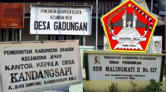 22 Nama Desa di Indonesia Unik Lucu Dan Menyeramkan, Ada Desa Duda hingga Desa Maling Mati